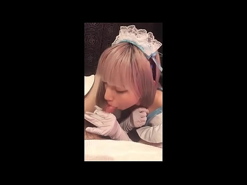 ❤️ Japanese Idol [mayuka], kostum pelayan Prancis, bagian 1, blowjob dan brengsek dengan lotion ☑ Video anal pada kami ❤