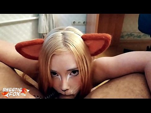 ❤️ Kitsune menelan kontol dan cum di mulutnya ☑ Video anal pada kami ❤